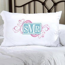 Load image into Gallery viewer, Personalized Felicity Cheerful Monogram Pillow Case | JDS