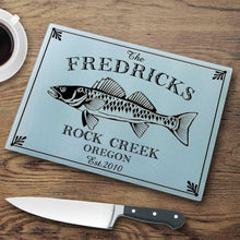Load image into Gallery viewer, Personalized Cutting Boards - Glass - Cabin Decor - Cabin Series | JDS