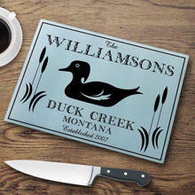 Load image into Gallery viewer, Personalized Cutting Boards - Glass - Cabin Decor - Cabin Series | JDS