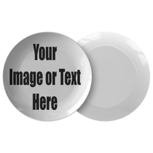 Load image into Gallery viewer, Personalized Dinner Plate with Full Color Artwork, Photo or Logo | teelaunch