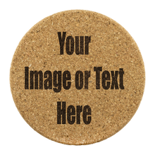 Load image into Gallery viewer, Personalized Round Cork Coaster | teelaunch