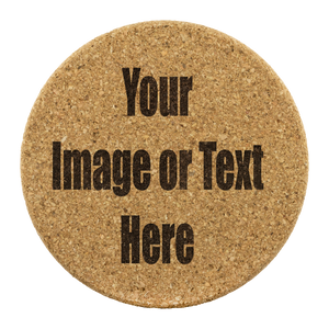 Personalized Round Cork Coaster | teelaunch