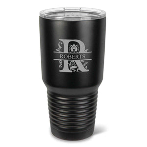 Personalized HÃºsavÃ­k 30 oz. Black Matte Double Wall Insulated Tumbler - Personalized Tumbler for Groomsmen - All | JDS