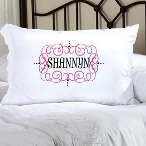 Personalized Felicity Glamour Girl Pillow Case | JDS