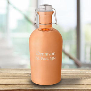 Personalized Copper 64oz Growler | JDS