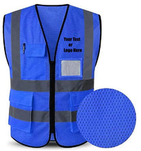 Load image into Gallery viewer, Custom Personalized Safety Vest Meets ANSI/ISEA Standards