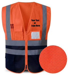 Custom Personalized Safety Vest Meets ANSI/ISEA Standards