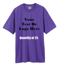 Load image into Gallery viewer, Custom Personalized Design Your Own T-shirt (lot Of 25)