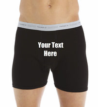 Load image into Gallery viewer, Custom Personalized Designed Boxers With &quot;Warning Choking Hazard&quot; Saying