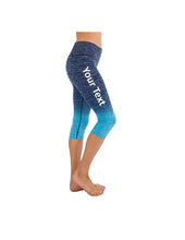 Load image into Gallery viewer, Custom Personalized Designed Ombre Yoga Pants Workout Leggings