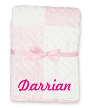 Load image into Gallery viewer, Custom Personalized Monogrammed/embroidered Baby Blanket