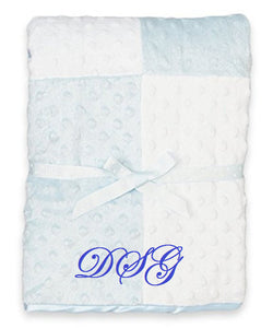 Custom Personalized Monogrammed/embroidered Baby Blanket