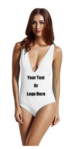 Custom Personalized Designed One Piece Bathing Swim Suit