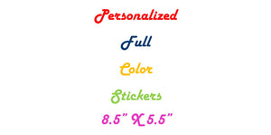 Full Color Personalized Stickers