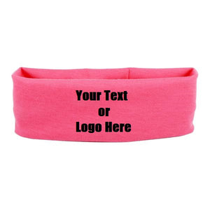 Custom Personalized Designed Cotton Stretch Headband (lot Of 10)