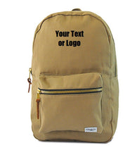 Load image into Gallery viewer, Custom Personalized Cotton Canvas Backpack. Great For School Or College.