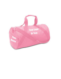 Custom Personalized Barrel Duffel Bag. Great For School Or College.