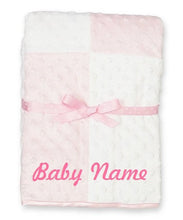 Load image into Gallery viewer, Custom Personalized Monogrammed/embroidered Baby Blanket