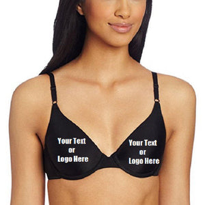 Custom Personalized Designed Women's One Fab Fit T-Shirt Bra