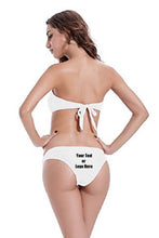 Load image into Gallery viewer, Custom Personalized Designed Women&#39;s O-ring Bottom Ruffle Two Piece Bathing Swim Suit