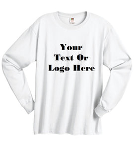 Custom Personalized Design Your Own Long-sleeve T-shirt