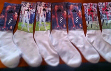Load image into Gallery viewer, Custom Personalized Men&#39;s Cushioned Socks with your Logo, Artwork or Picture.
