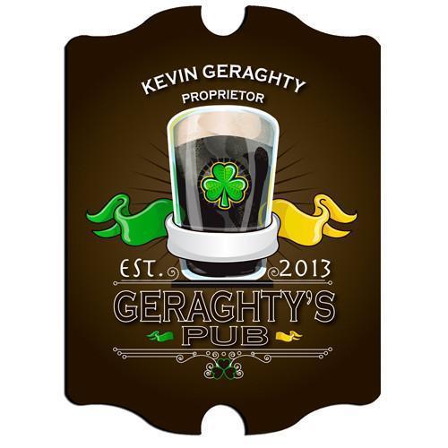 Personalized Irish Themed Vintage Sign | JDS
