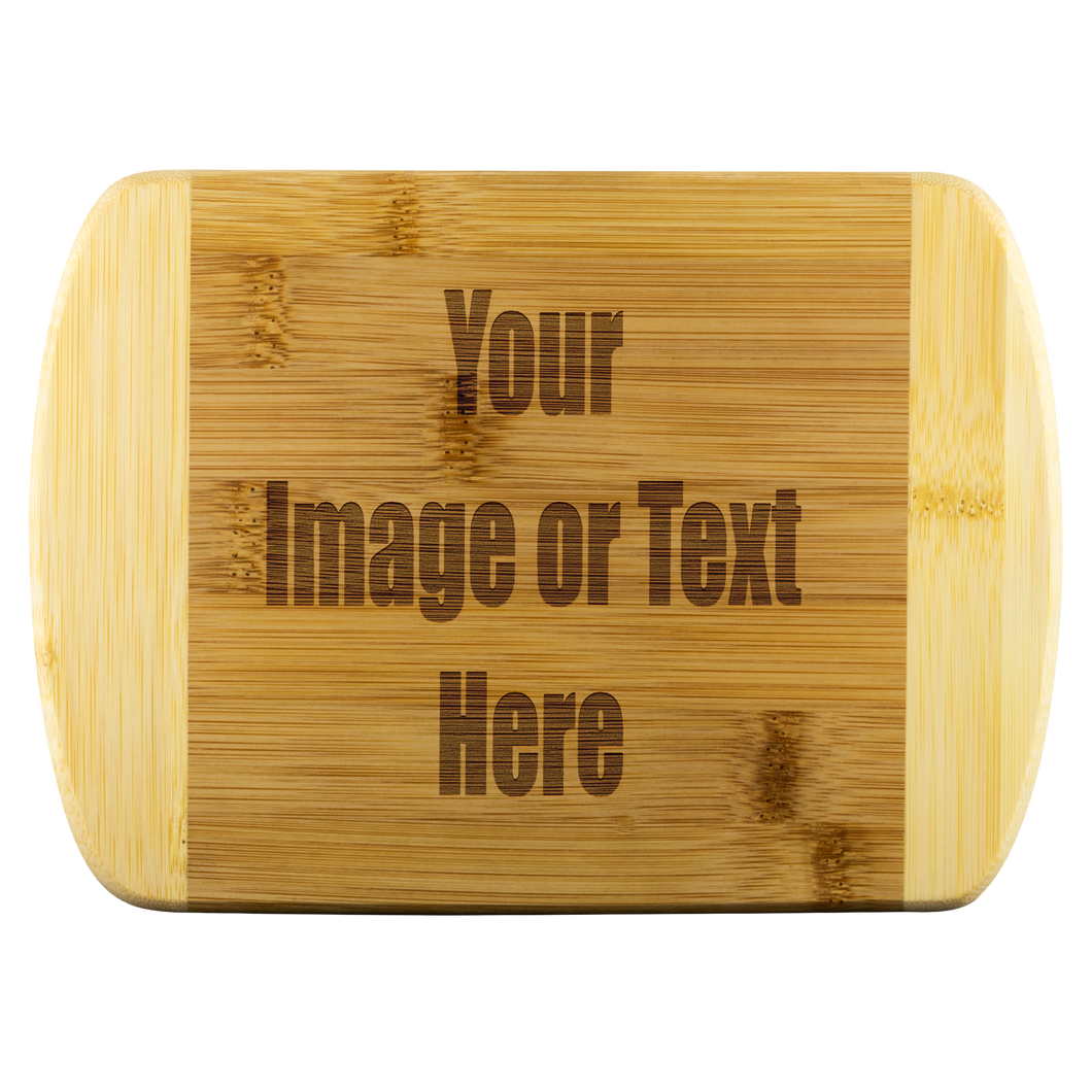 Personalized Round Edge Wood Cutting Board | teelaunch