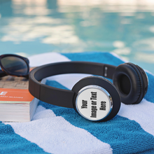 Cargar imagen en el visor de la galería, Personalized Beebop Headphones with Full Color Artwork, Photo or Logo | teelaunch
