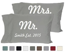 Load image into Gallery viewer, Custom Personalized Designed Pillow Case (Valentine, Wedding, Christmas)