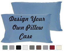 Load image into Gallery viewer, Custom Personalized Designed Pillow Case (Valentine, Wedding, Christmas)
