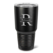 Load image into Gallery viewer, Personalized HÃºsavÃ­k 30 oz. Black Matte Double Wall Insulated Tumbler - Personalized Tumbler for Groomsmen - All | JDS